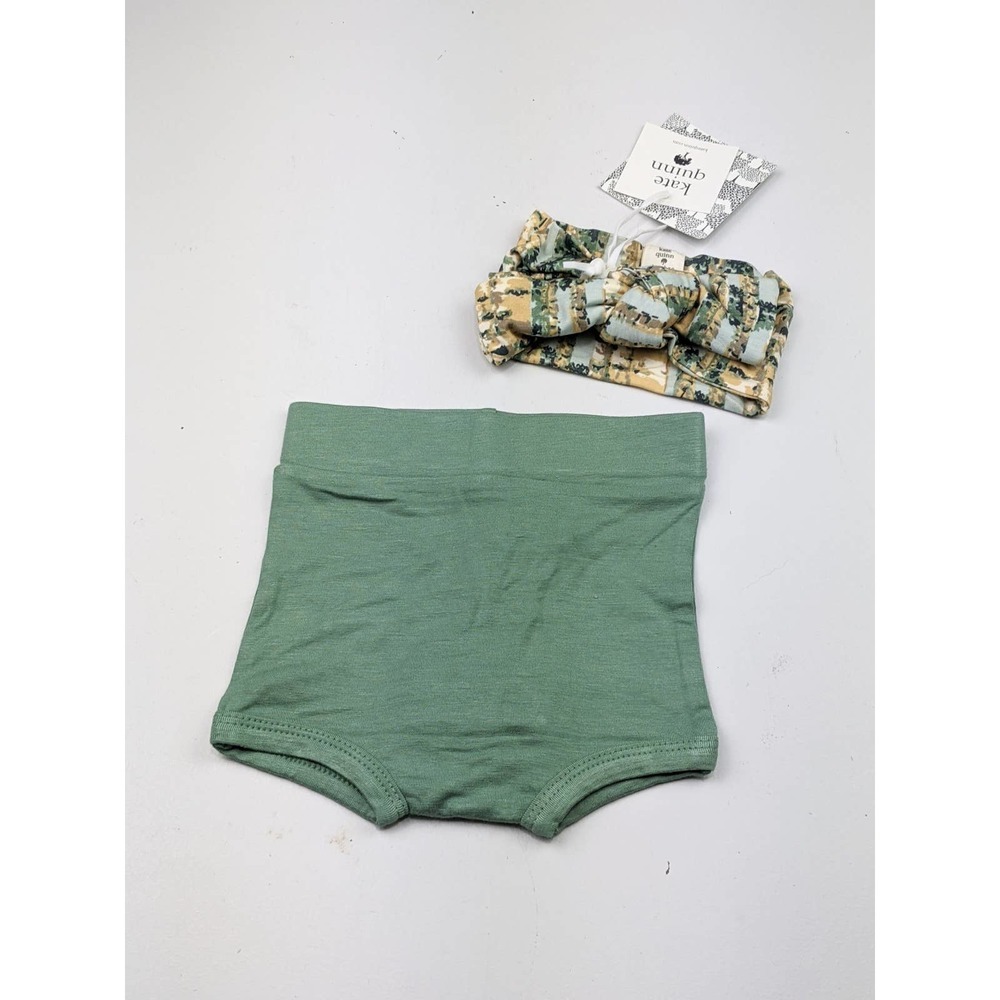 Kate Quinn Forest Headband/Sage Bloomers